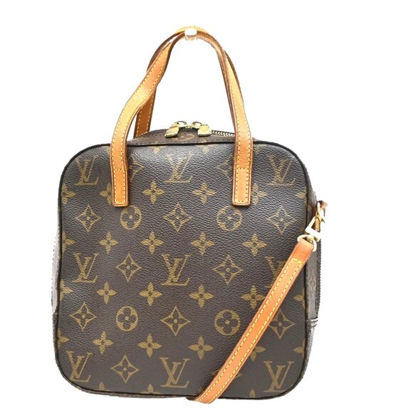 LOUIS VUITTON Spontini 2Way Shoulder Hand Bag Monogram Leather - Picture 1 of 16